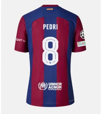 Maillot de foot Barcelona Pedri Gonzalez #8 Domicile 2023-24 Manches Courte